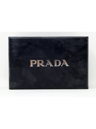 Authenticated Used Prada Ribbon Round Zipper Wallet Ladies' Long 1ML506  Saffiano Leather NERO Nero Black 