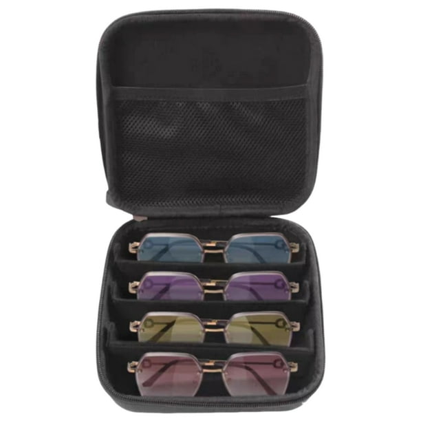 Soporte para Gafas Estuche Organizador Ranuras Ajustables (sin 4)