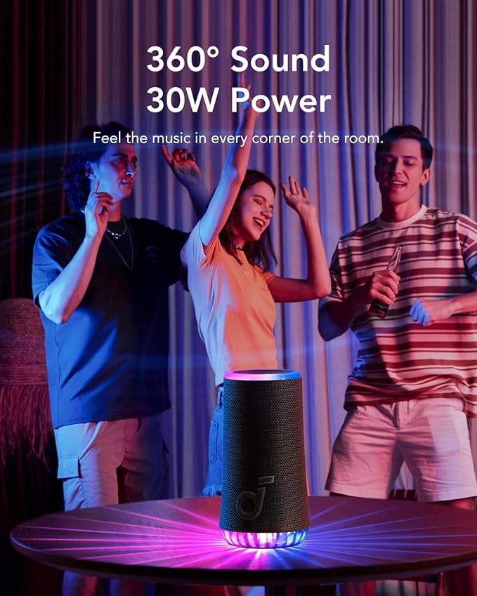 Glow Portable Wireless Speaker with Light Show