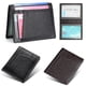 thumbnail image 3 of Men Leather Credit Card Holder RFID Blocking Slim Wallet Money Purse Protector, 3 of 5