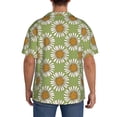 thumbnail image 3 of Kdxio Men's Hawaiian Shirt for Men Short Sleeve Shirt Daisies Flowers Summer Casual Holiday Beach Button Down T-Shirts, 3 of 7