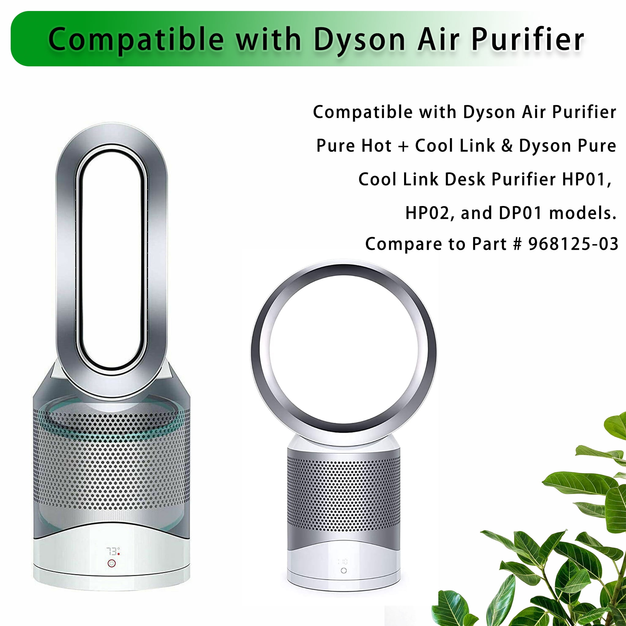 Waterlongma Purifier HEPA Filter HP01 for DP01 DP03 Pure Hot Cool Link Air Cleaner Part 96812503