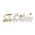 thumbnail image 1 of WIFKLSIIPG Christmas Wooden Mini Train Decorations Solid Wood Christmas Train Cabinet Table Decorations, 1 of 7