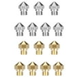 thumbnail image 4 of pitrice 3D Printer Nozzle Metal Extruder Nozzle 3D Printer Accessory Replacement for MK10, Stainless Steel, 1.75/1.0mm, 4 of 7