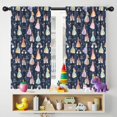 thumbnail image 5 of Blackout Kids Curtains,Dark Blue Little Princess Pattern Childrens Insulated Curtains Set Of 2,Bedroom Essentials,Toddler Room Decor 42"x54", 5 of 5