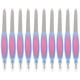 thumbnail image 1 of 10 limas para uñas de doble cara de acero inoxidable para manicura y pedicura., 1 of 6