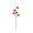 Orange, variant on 1 Pc Artificial Velvet Pumpkin Branch, 24.4" Fake Mini Faux Fall Stem Fake Pumpkin Stem for Autumn Farmhouse Halloween Thanksgiving Decor (White)
