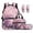 Axolotl Cherry Blossom Water, variant on Binienty Panda Cherry Blossom Middle School Girls Backpack Set Large Capacity School Book Bag Lunch Bag Reusable Pen Organizer Case Bookmarks Children School Supplies