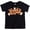 Black Shirt, variant on Spooky Season Groovy Ghosts T-Shirt for Baby and Toddler Youth Girls Halloween Outfit Granite Heather Shirt 18 Months