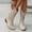 U8-Beige, variant on XDDLITP Women's Western Cowboy Boots Hollow-Out Low Chunky Heel Mid-Calf Retro Pull-On Pointed Toe Country Style​,Light Brown 42(US-8.5)