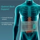 thumbnail image 2 of Faja lumbar TYNOR para hombre y mujer, ideal para hernia discal, ciática, escoliosis y dolor lumbar, transpirable, con correas ajustables y almohadilla extraíble (pequeña, gris), 2 of 5