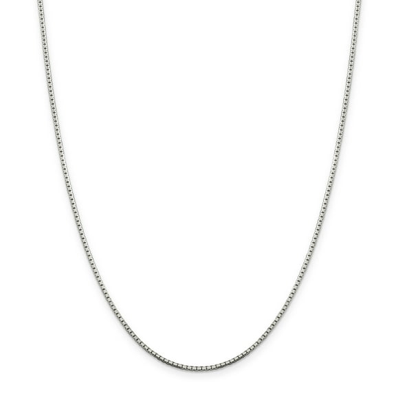Primal Silver Sterling Silver 1.5mm 8 Sided Diamond-cut Box Chain