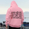 thumbnail image 4 of MHFRRA Sudadera Informal con Capucha para Hombre, de Manga Larga, con Diseño Estampado para Uso Diario, Cómoda Sudadera con Capucha para Otoño E Invierno Rosa, 4 of 6