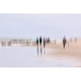 thumbnail image 3 of Rossmeissl, Gerhard 18x13 Black Modern Framed Museum Art Print Titled - Walking People III, 3 of 5