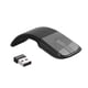 thumbnail image 3 of Accesorio de computadora 2.4G Ratón inalámbrico con USB Arco Ratón con función táctil Ratones ópticos plegables con receptor USB Ratón doblado para PC portátil (Negro) Romacci  Accesorio de computadora, 3 of 6