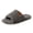 Gray, variant on Slippers for Women Open Toe Memory Foam House Slides with Strap Cozy Antislip Indoor Outdoor Home Shoes Watermelon Red Size 7