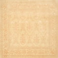 thumbnail image 1 of Ahgly Company Indoor Square Traditional Mustard Yellow Persian Area Rugs, 6' Square, 1 of 6