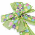 thumbnail image 7 of JHEHF Happy Easter Large Wreath Bows 24.8*11 Inch Easter Egg Wired Ribbon Bow Ornament for Wreath Kitchen Cabinet Door Wall Indoor Outdoor Decoration, 7 of 7