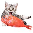 thumbnail image 4 of Juguetes de peluche para gatos Yinane Pescado rojo Carpa falsa meneando eléctrica, 4 of 8