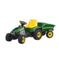 thumbnail image 2 of Peg Perego John Deere Farm Tractor and Trailer Pedal Tractor, Green, 2 of 5