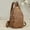 Brown, variant on SPEKSEE Women's Vintage-Inspired Large Capacity Backpack with Adjustable Strap, Multiple Pockets, Ideal for Travel and Everyday Use, Backpack|Durable Sports Pack fashionable crossbody