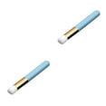 thumbnail image 2 of Transemion Lash Shampoo for Lash Extensions Nose Brushes Make-up Flat Flower Head blue flat head 2Set, 2 of 6