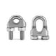 thumbnail image 3 of Pinza para cable de acero inoxidable QWORK M12 304, paquete de 8 unidades, 3 of 8