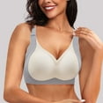 thumbnail image 1 of Women Solid Maternity Open Button Breastfeeding Bra for Comfortable Feeding Support Open Front Easy Pull-Up Design, 1 of 3