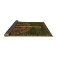 thumbnail image 2 of Ahgly Company Indoor Square Abstract Brown Modern Area Rugs, 5' Square, 2 of 4