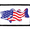 US Flag - Bass, variant on US Flag - Fish Morale Patch - Removable Patch