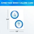 thumbnail image 5 of GSE Games & Sports Expert Jumbo Bingo Calling Cards, Plastic Coated Bingo Playing Cards Deck for Bingo Game, 5 of 6