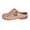 Pink, variant on Khaki Ladies Closed Toe Sandals Hollow Buckle Decor Thick Sole Half Slippers Comfortable Structure For Daily Indoor Outdoor Spring Casual Wearing