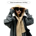 thumbnail image 4 of ievspot Knit Hat with Integrated Scarf Headwear Wrapped Design Hat Ear Protection Photography Hat Reversible Scarf Outdoor Cap, 4 of 7