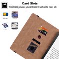 thumbnail image 6 of Folio Wallet Case for All-New Kindle Paperwhite 2021(11th Gen), Allytech Synthetic Leather Anti-Scratch Stand Pen Holder Card Slots Cover with Auto Wake/Sleep for Paperwhite 6.8" 2021 Released, Black, 6 of 8