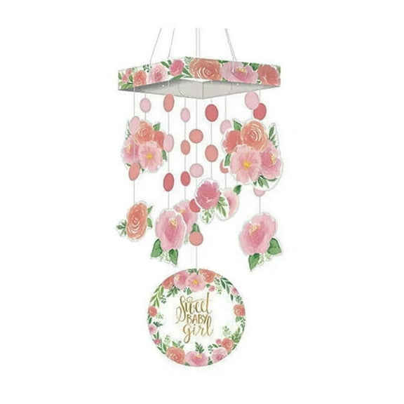 Baby Shower 'Sweet Floral' Hanging Decoration (1ct)