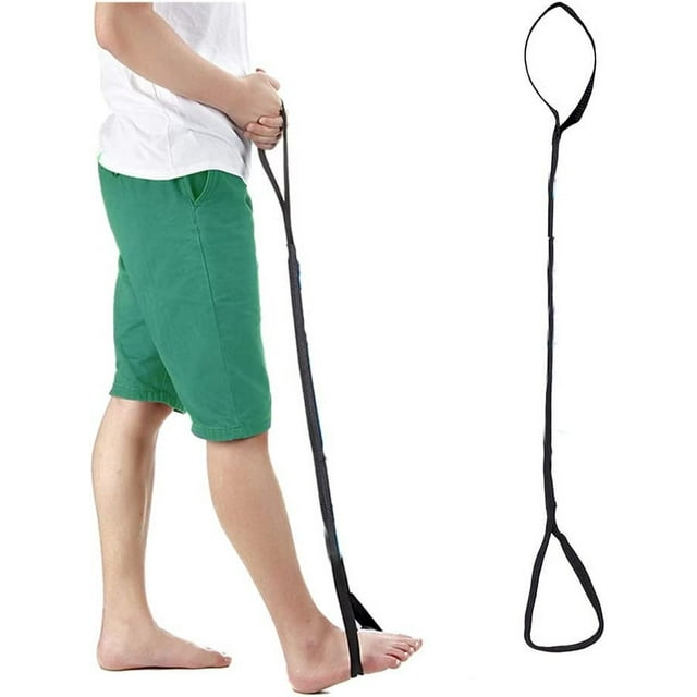 LAICAIW Leg Lifter for After Knee Surgery Hip Replacement Recovery Kit Foot Lifter Medical Lift Strap Rigid Thigh Lifting Strap Portable Physical Therapy Aids Mobility for Seniors Leg Loop Lifter Pul