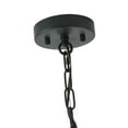 thumbnail image 6 of 6-Light Industrial Chandelier, Modern Black Finish Ceiling Pendant Lighting for Living Room Kitchen Island Foyer, 6 of 7
