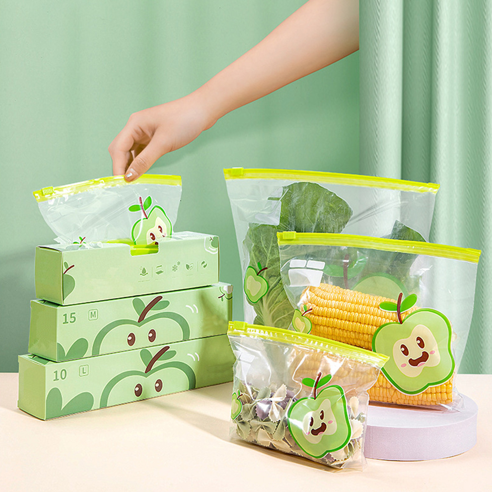 WMYBD Kitchen Utensils & Gadgets,Reusable Silicone Food Storage Bag