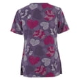 thumbnail image 2 of Camiseta de trabajo para Mujer SCZ Manga corta Cuello en V Púrpura M, 2 of 3