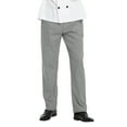 thumbnail image 1 of TOPTIE Men's Black Houndstooth Cargo Style Kitchen Work Chef Pant, 1 of 8