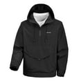 thumbnail image 1 of Sudadera con capucha para hombre, lisa, con cremallera, cuello redondo, manga larga, sudadera con capucha, bolsillos, camiseta, blusa, blusa de poliéster para hombre, 1 of 6