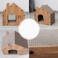 thumbnail image 4 of Cat Scratcher Hut,Cat Scratch House Wearable Cat Scratch House Kitten Housewith Scratcher World-Class Design, 4 of 8