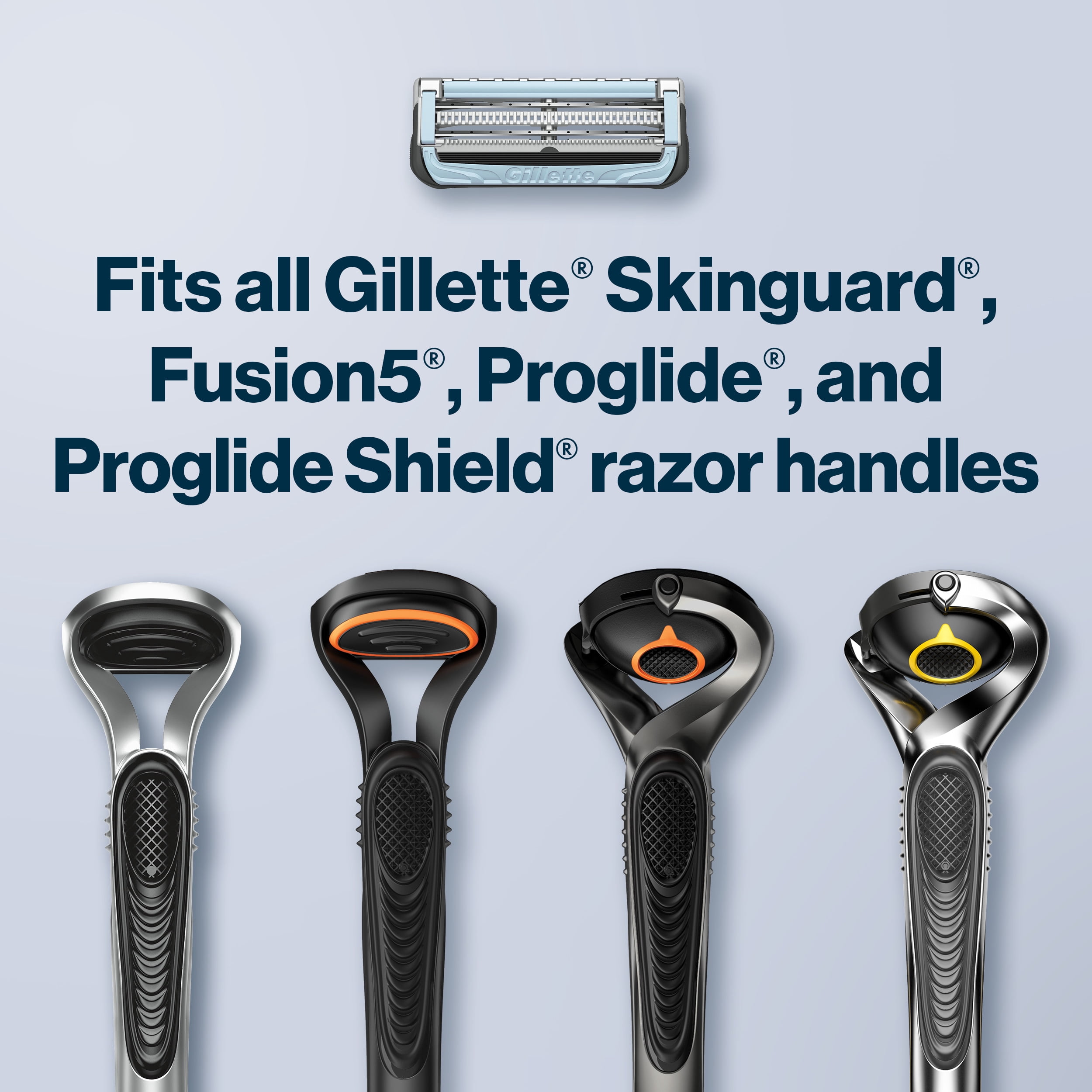 Gillette SkinGuard Men's Razor Blades, 4 Blade Refills