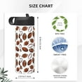 thumbnail image 4 of Balery Football Pattern Water Bottle,18oz Sports Insulated Kettle for Cycling Gym Basketball Outdoor, Suitable as a Present, 4 of 8