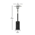 thumbnail image 5 of Sol Patio Outdoor Heating-Black Stainless Steel 40,000 BTU Propane Heater with Wheels-Commercial & Residential Use-7.5, 5 of 7