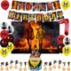 thumbnail image 4 of Deadpool y Wolverine decoración de fiesta de cumpleaños globo vajilla Banner telón de fondo pastel Topper suministros de cumpleaños Baby Shower, 4 of 5