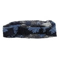 thumbnail image 3 of Unique Bargains 1 Pc Headband Breathable Maple Leaf Lace Hairband for Women Navy Blue, 3 of 5