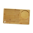 thumbnail image 4 of Bandeja de té de bambú decorativa rectangular para el hogar y la oficina. S, 4 of 9