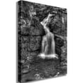 thumbnail image 1 of Boer Black & White Waterfall Canvas Print, 1 of 4