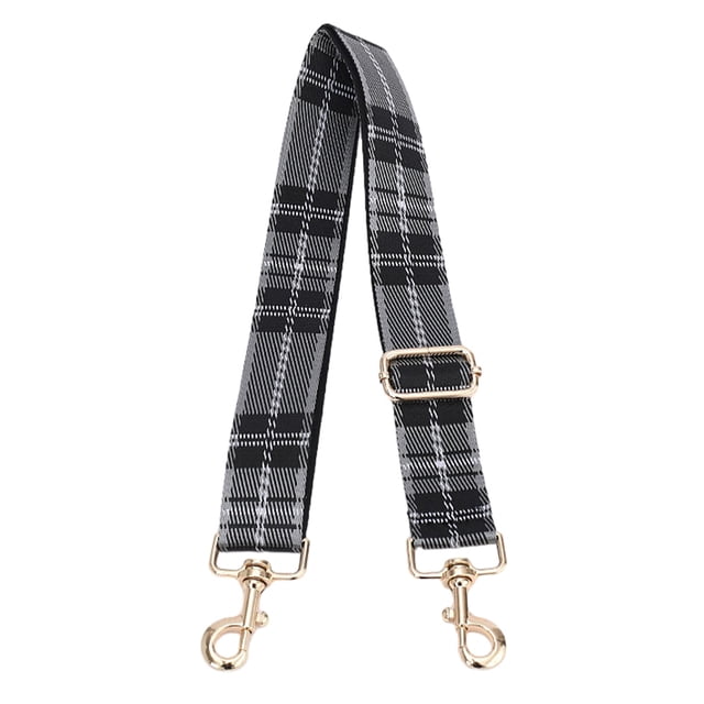 Minnieouse Correa para bolso de hombro, piezas de repuesto, cinturón cruzado ancho, accesorio para bolso de mensajero ajustable artesanal, gris Type2 NO2